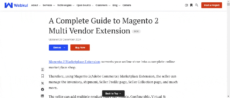 Webkul Magento Guide