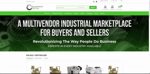 equipment gurus multivendor marketplace