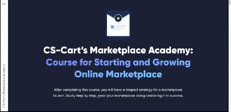 CS-Cart’s Marketplace Academy