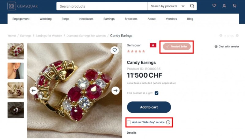 Gemsquar Trusted badge