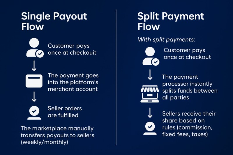 Split Payment vs Single Payout