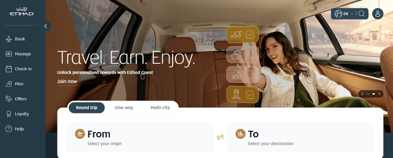 Magento Site - Etihad