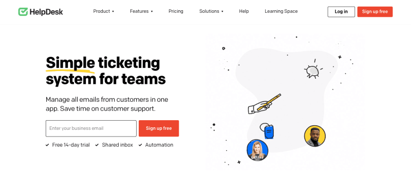 helpdesk by livechat help desk solution