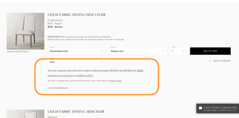 Shipping Information