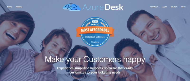 azuredesk affordable help desk software