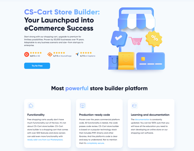 CS-Cart Store Builder