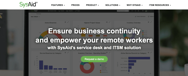 sysaid help desk program