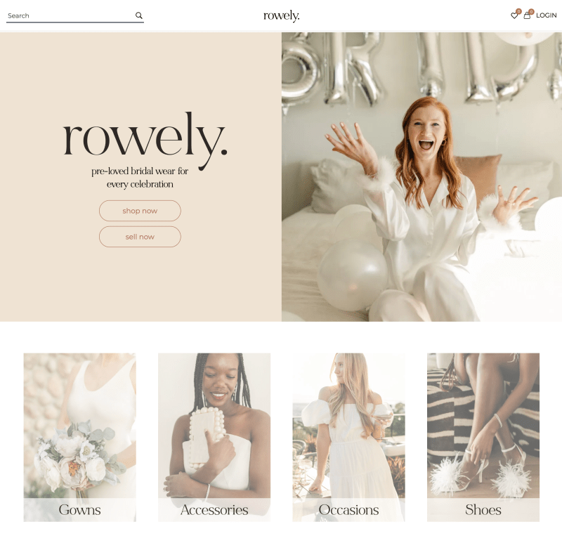 Rowely, a marketplace solution created with Sharetribe
